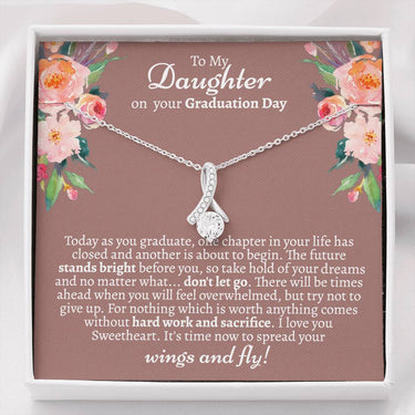 Fixed Daughter Graduation Alluring Beauty Necklace - Love You This Much